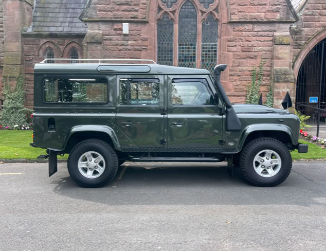 Land Rover Defender Funeral Vehicle Hire