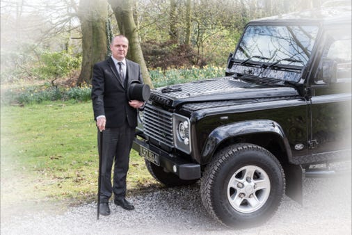Land Rover Defender Funeral Vehicle Hire