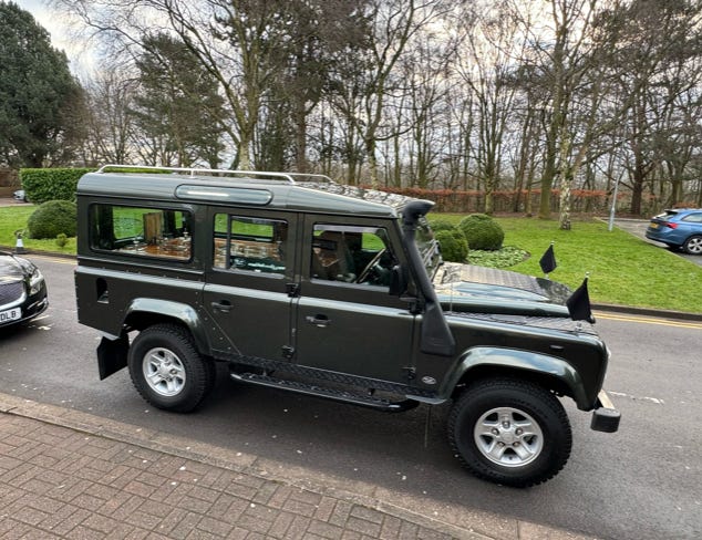 Land Rover Defender Funeral Vehicle Hire