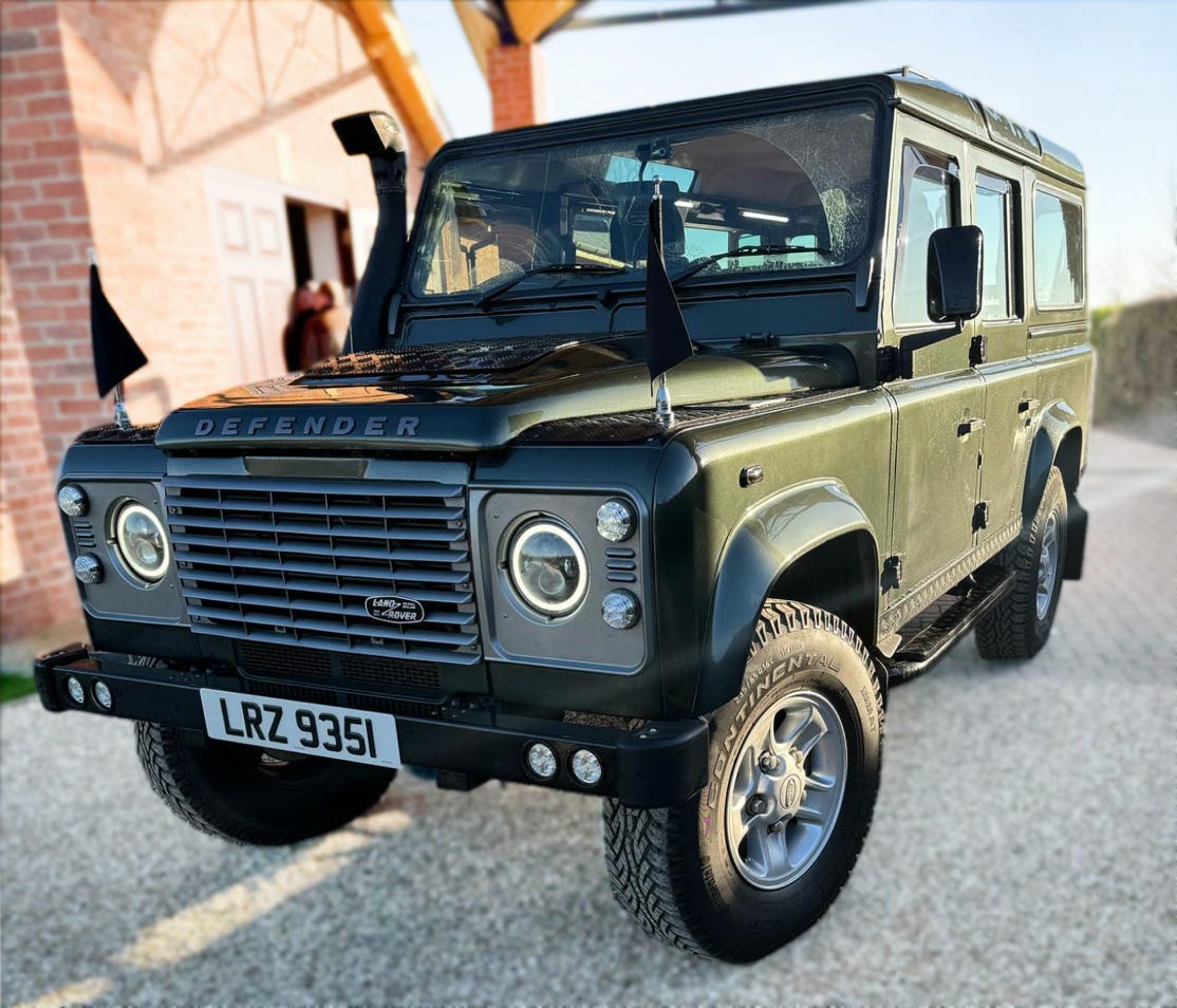 Land Rover Defender Hearse Hire 100 90 Series 1 2 3 Enthusiat Funeral Vehicle Hire