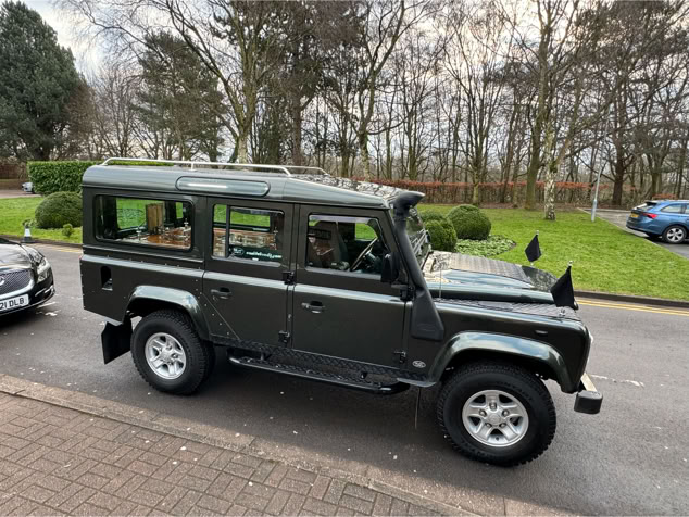 Land Rover Defender Funeral Vehicle Hire