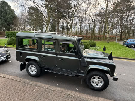 Land Rover Defender Funeral Vehicle Hire